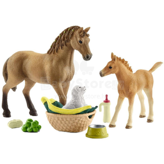 „SCHLEICH HORSE CLUB“ arklys su ramunėlių šėrimo rinkiniu