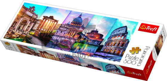 TREFL Puzzle 500 Italijos panorama