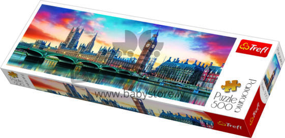 TREFL Puzzle Londono panorama, 500 vnt.