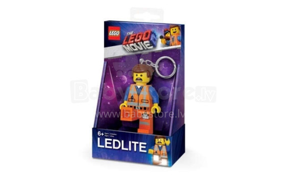 „IQ LEGO“ „LEGO MOVIE 2“ LED raktų pakabukas („Emmet“)