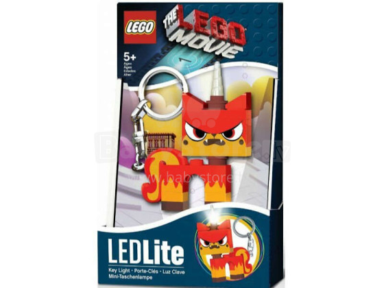 „IQ LEGO THE LEGO MOVIE 2 LED“ raktų pakabukas („Angry Kitty“)