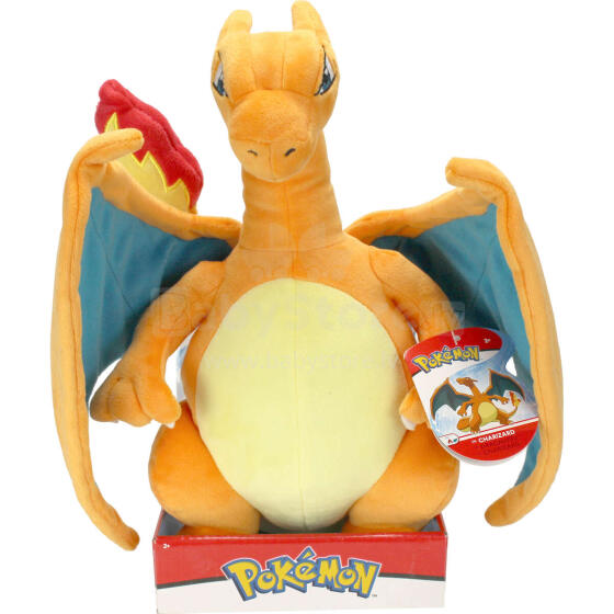 POKEMON minkštas žaislas Charizard, 30 cm