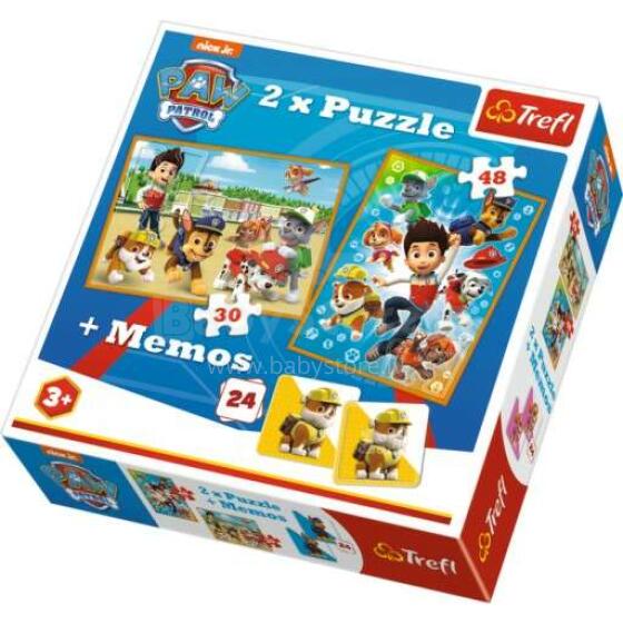 „TREFL Puzzle Paw Patrol“, 30 + 48 + 24