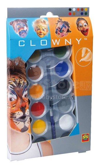 SES Clowny veido dažai