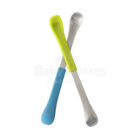 BOON feeding spoons 2 pcs. 4m+ Blue and Green B10150