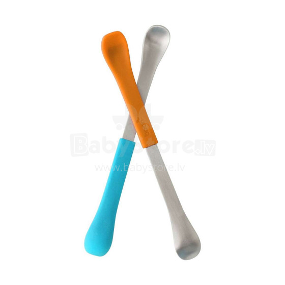 BOON feeding spoons 2 pcs. 4m+ Blue and Orange B298