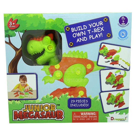 MEGASAUR JUNIOR dinozaurų konstruktorius, 16918 m