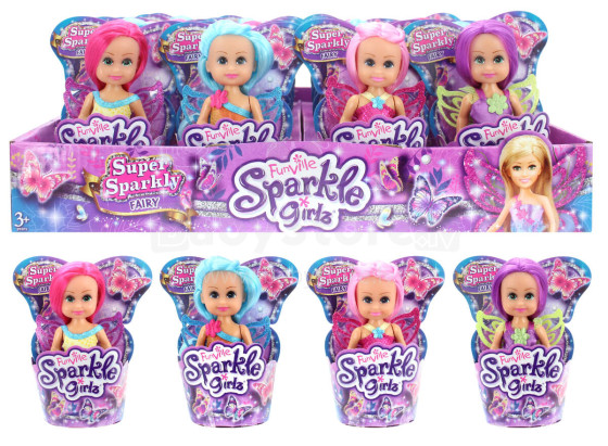 „SPARKLE GIRLZ“ lėlė „Super Sparkly In Cupcake Fairy“, 10011TQ4