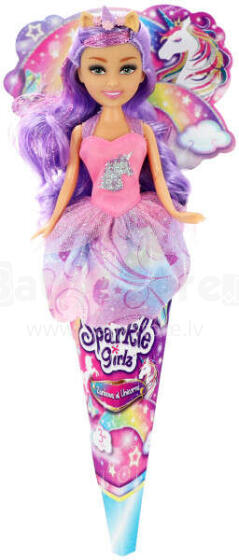 Sparkle GIRLZ lėlės kūgis „Rainbow Unicorn“, įvairus, 10092BQ2