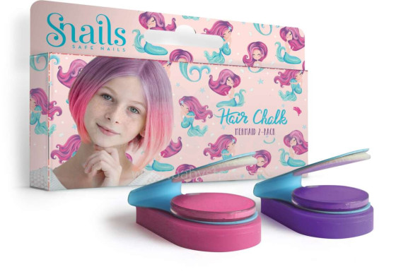 Snails Hair Chalks Mermaid Art.0768