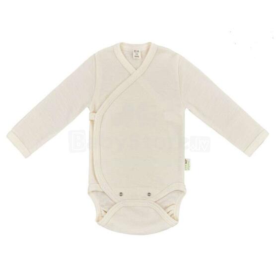 Bio Baby Merino Body Art.97219150 Baby Bodysuits of 100% merino vilna su ilgomis rankovėmis