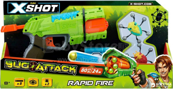 XSHOT rotaļu pistole Rapid Fire, 4801
