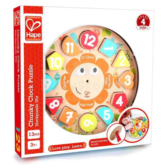 „HAPE Chunky Clock“ galvosūkis, E1622A