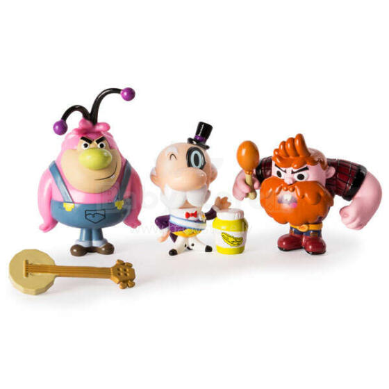 POWER PUFF GIRLS figūrų rinkinys Taunsvilio lėlė, 3vnt., 6034211