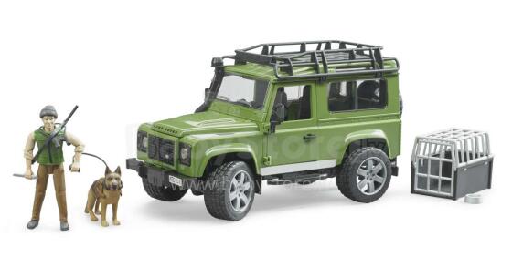 „BRUDER Land Rover Defender“ universalas su reindžeriu ir šunimi, 02587