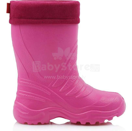 Lemigo  Art.861 Pink  Супер лёгкие утеплённые детские сапоги со съёмным термо чулком