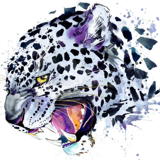 Diamond Painting Leopard Art.LE017E Dimantu mozaīkas komplekts 30 × 40cm