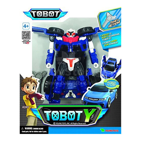 YOUNG TOYS TOBOT Tobots Y Transformers