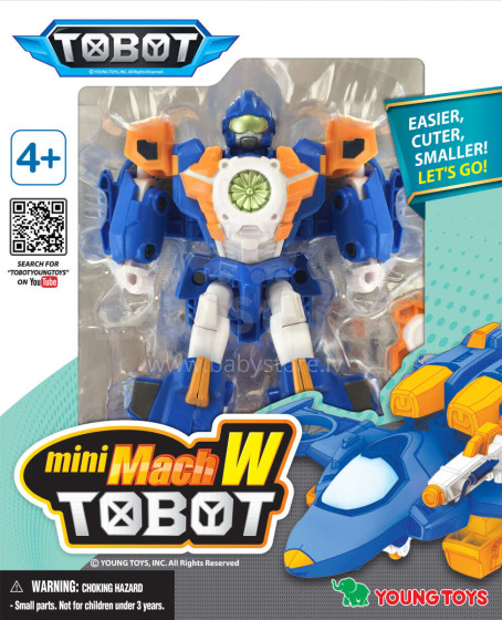 YOUNG TOYS TOBOT Mini Tobots Mach W Transformers