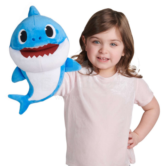 SMART PLAY BABY SHARK Dziesmu lelles ar tempa kontroli - Daddy Shark, 35 cm