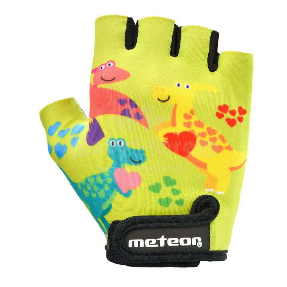 Meteor Gloves Junior Dino Art.129661  Вело перчатки (XS-M)