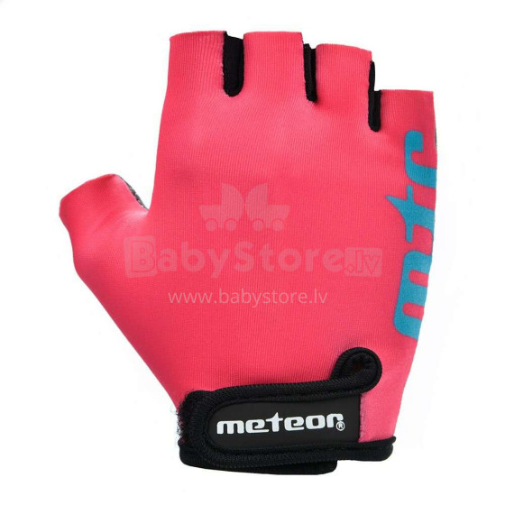 Meteor Gloves Junior One Pink  Art.129663   dviračių pirštinės (XS-M)