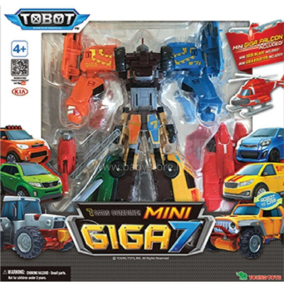 YOUNG TOYS TOBOT Mini Tobots Giga 7 Transformers