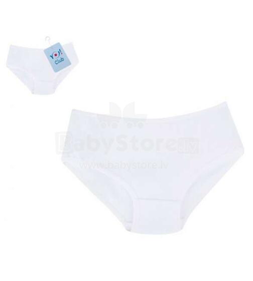 Meiteņu apakšbikses baltas 1 gab. 98-104 cm MD-15