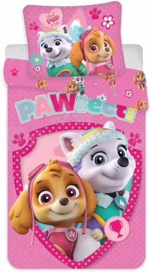 Carbotex Bedding Paw Patrol Art.192019-B  Pūkuotuko medvilnės patalynės komplektas 100x135