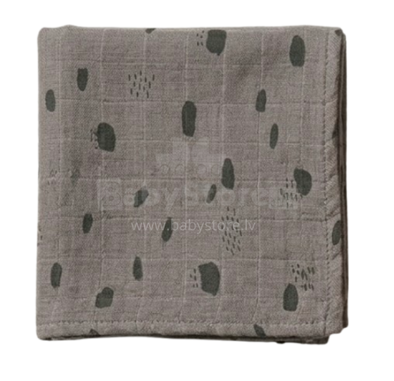 La bebe™ Muslino veido šluostė Spot Storm 1 vnt. (30×30 cm)