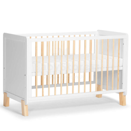 Kinder Kraft Nico  Art.KFNICO0MWHT0000 White vaikų lova 120x60сm