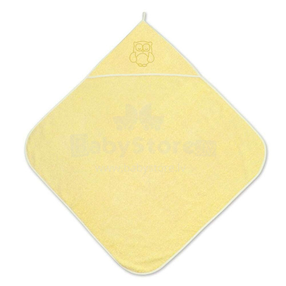 Lorelli Bath Towel  Art.20810200002 Yellow  Vaikiškas medvilninis rankšluostis su gobtuvu 80x80