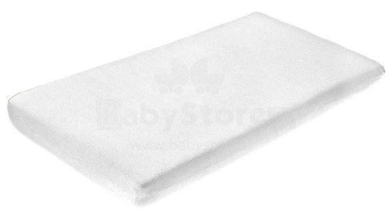 Sensillo Waterproof Sheet  Art.130869 White  Простынка водонепроницаемая на резинке, 120х60см