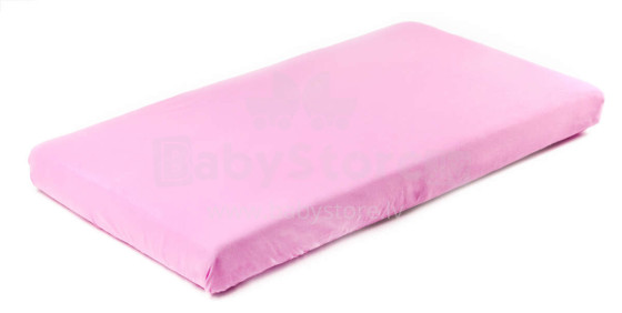 Sensillo Sheet Art.130879 Pink  Palags ar gumiju 120x60cm