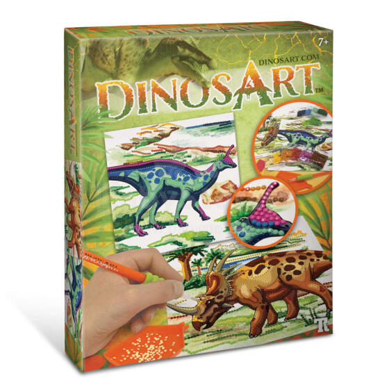 DINOSART radošuma komplekts Dazzle-by-Number, 15051