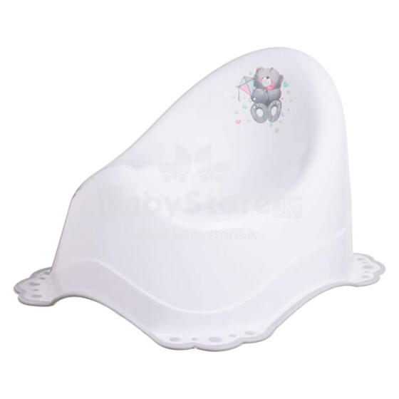 Maltex Potty Bear Art.4064_60  Šviesiai mėlynas / mėlynas vaikiškas puodas su neslystančia guma