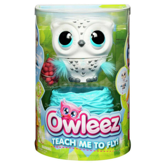 OWLEEZ interaktīvā rotaļlieta Pūce, balta, 6046148