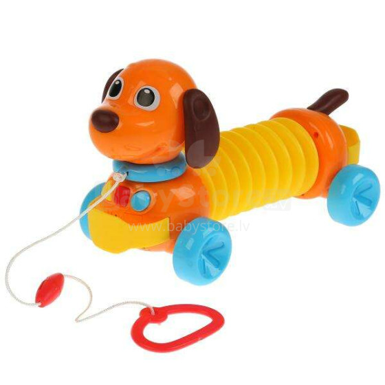Gerardo Toys Dog  Art.WD3772/12  Детская каталка Собачка со звуком