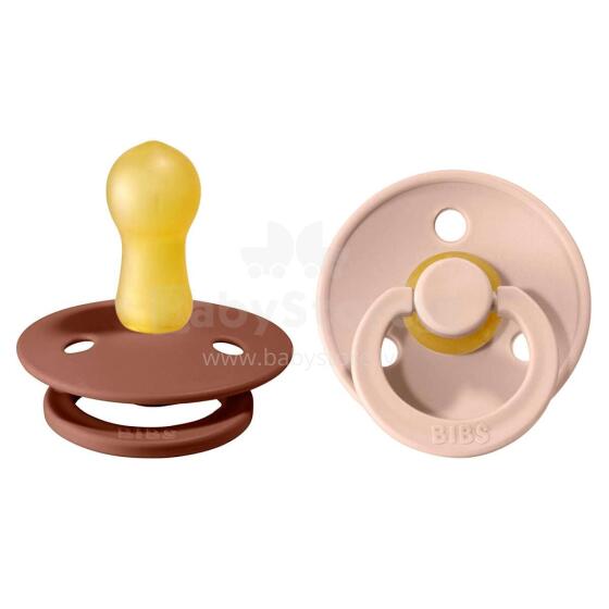 Bibs Colour Art.132582 Woodchuck/Blush, pacifier, 100% natural