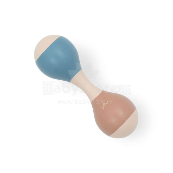 Jollein Maracas Art.119-001-66022 Blue  Muzikinės medinės žaislinės marakos