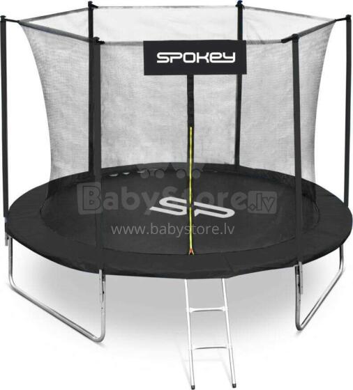 Spokey Trampoline Jumper II Art.927884 Sulankstomas batutas su apsauginiu tinklu, 3,05m