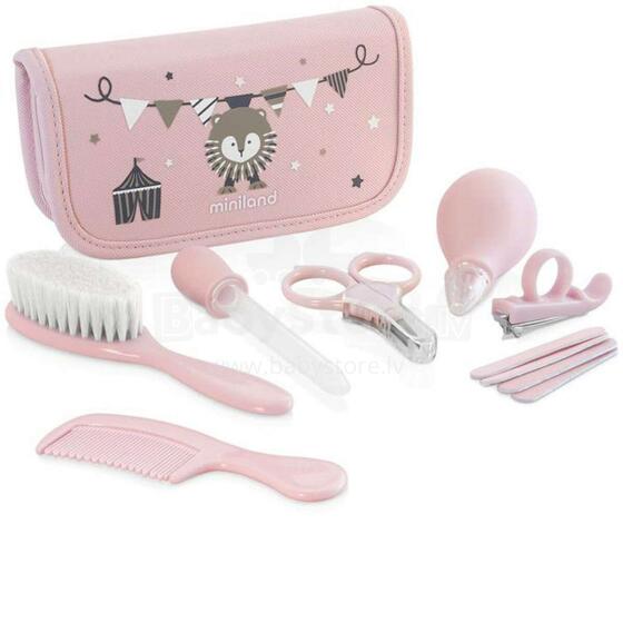 Miniland Baby Kit  Art.133464 PInk   Vaikų priežiūros higienos rinkinys 0+