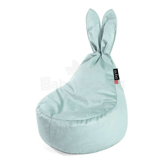 Qubo™ Baby Rabbit Menthe VELVET FIT beanbag
