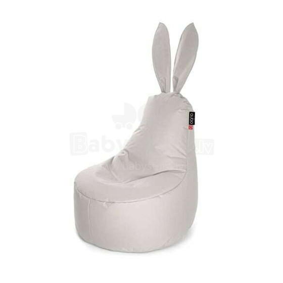Qubo™ Daddy Rabbit Silver POP FIT пуф (кресло-мешок)