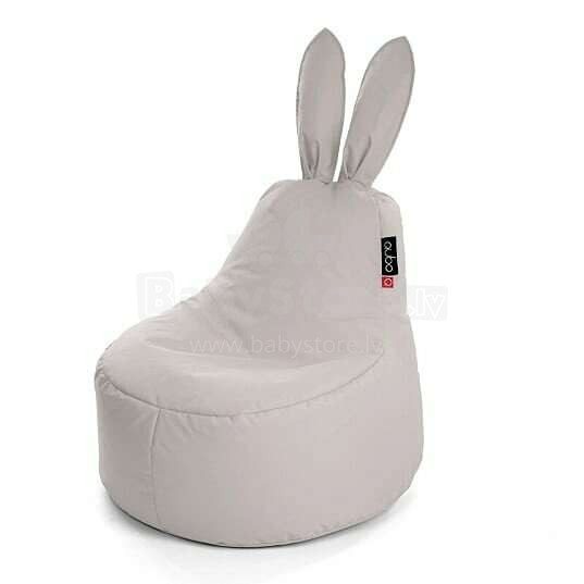 Qubo™ Baby Rabbit Silver POP FIT sēžammaiss (pufs)