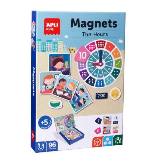 Apli Kids Magnets The Hours Art.18573  Магнитная игра время