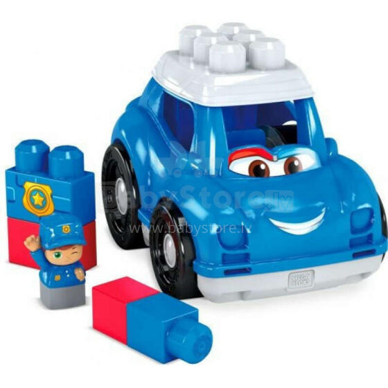 Fisher Price Mega Blocks Peter Police Car  Art.GCX08