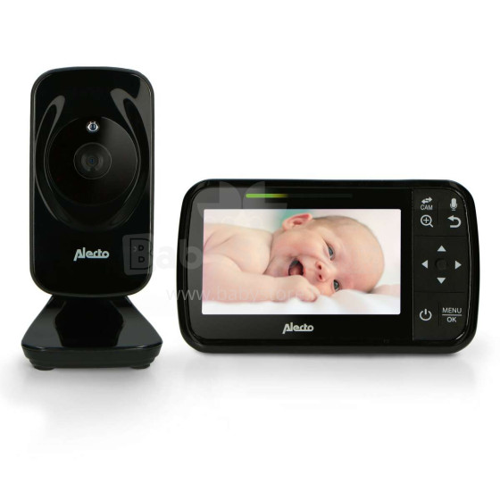 Alecto Baby Monitor Art.DVM149 Black Bērnu video monitors (uzraudzības video rācija)