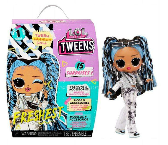 L.O.L. Surprise Tweens Doll- Freshest, 576686EUC
