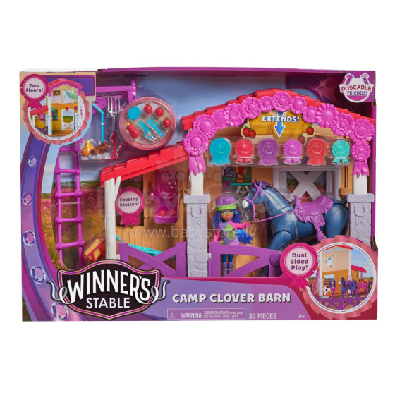 WINNERS STABLE spēļu komplekts Camp Clover Barn, 53185